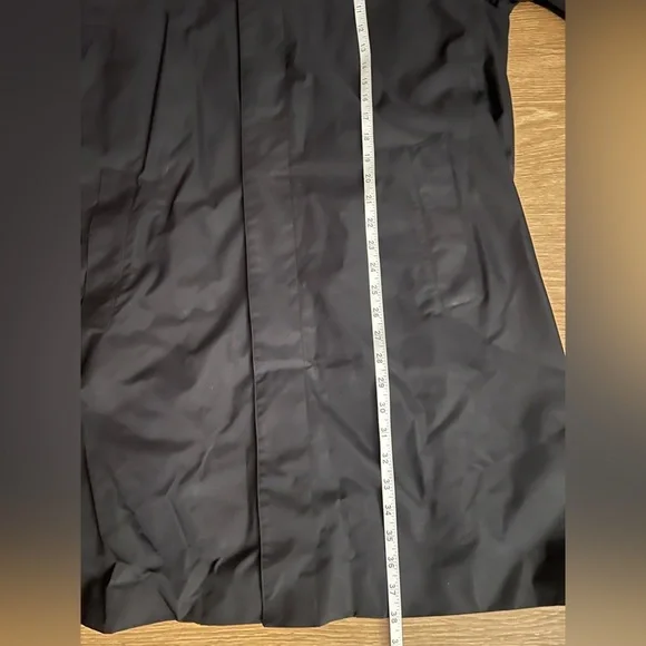 Loro Piana Black Trench Coat with Matte Finish - Picture 5 of 16